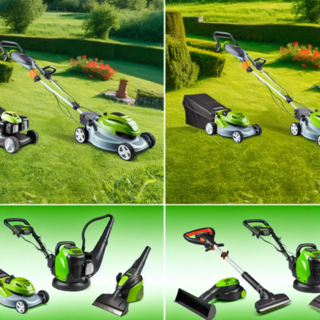 Elektronarzędzia ogrodnicze używane w zielonym, polskim ogrodzie