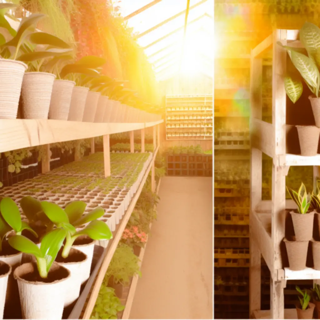 Świeże, sezonowe rośliny w pięknym oświetleniu